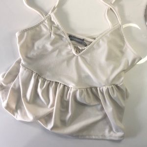 Cute Peplum Going Out Crop Top